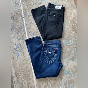 2 men’s 38 True Religion jeans